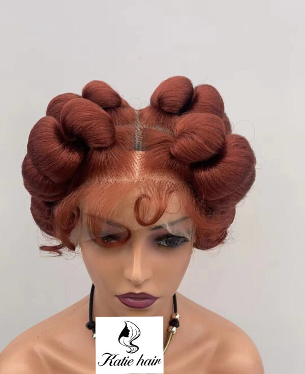 Full lace braid wig synthetic hair - Image 3