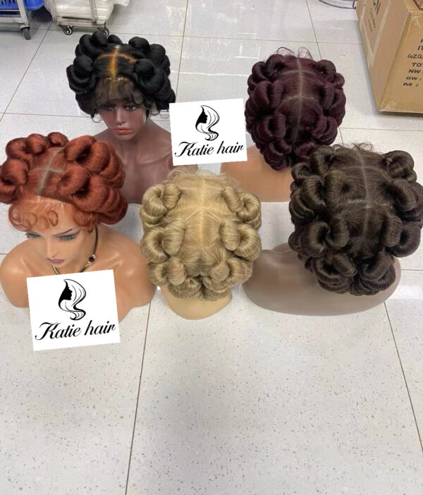 Full lace braid wig synthetic hair - Image 2