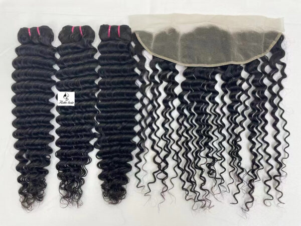Virgin hair Grade 13A hair bundles 100%human hair origial hair - Image 4