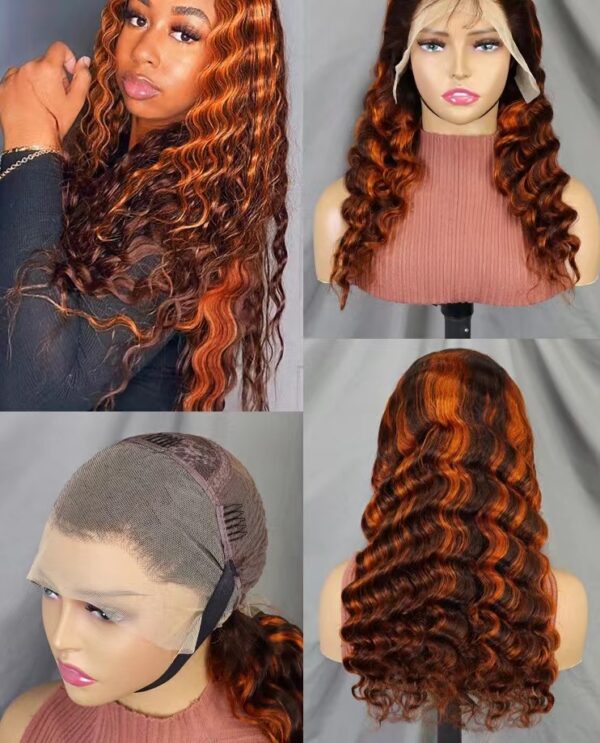 Promotion Deepwave Lace frontal wig 100%human hair - Image 3