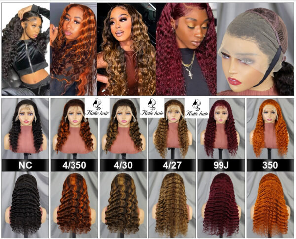 Promotion Deepwave Lace frontal wig 100%human hair - Image 2
