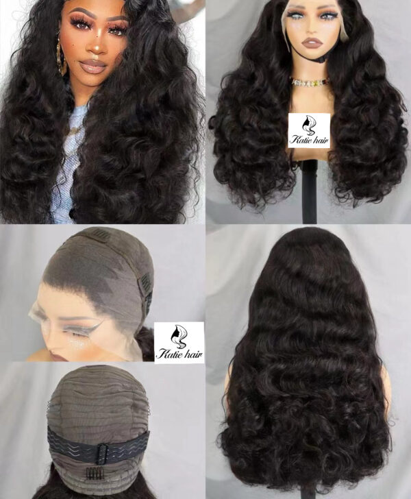 13*4 Glueless burmese curly Lace frontal wig - Image 4