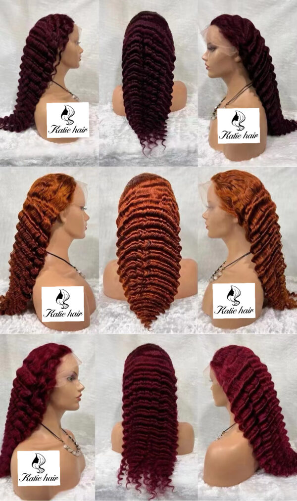 Grade 12A 13*4 Lace frontal wig Ginger#350 - Image 4