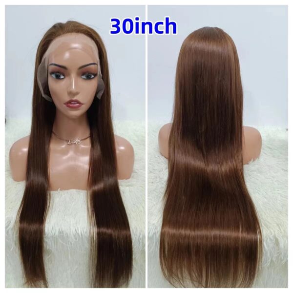 Grade 12A 13*4 Lace frotal wig Color hair 100% human hair - Image 3
