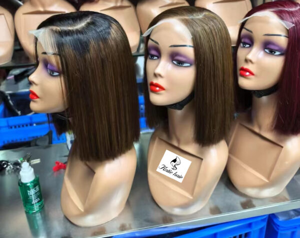 SDD vietnam hair side part 5*5 closure glueless wig - Image 2