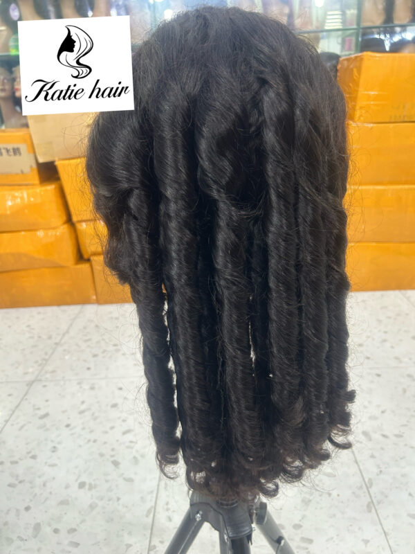 Spring curly 13*4 full frontal wig 22" - Image 2