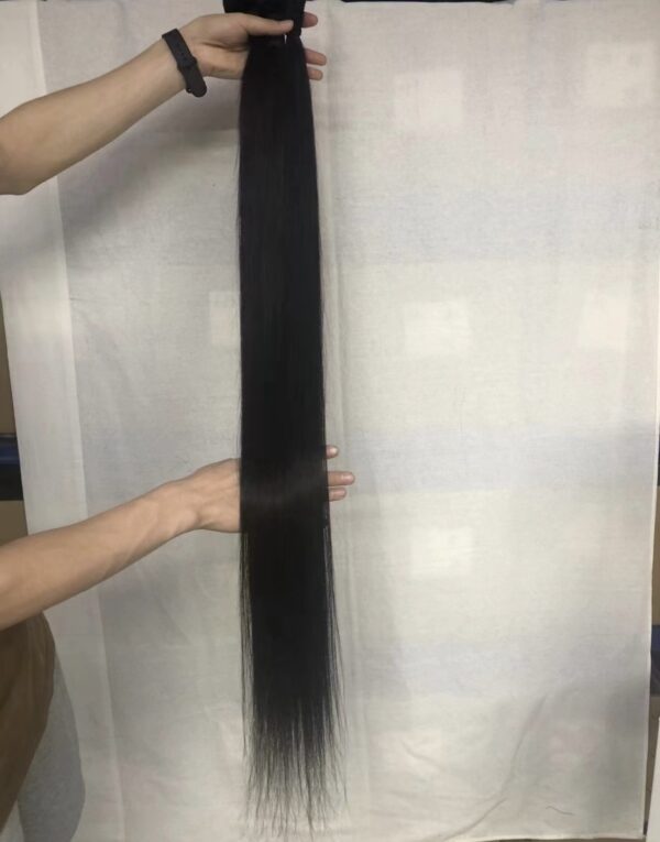 Super long32 34 36 38 40inch straight hair 12A peruvian,brazilian ,malaysia 100% human hair - Image 3