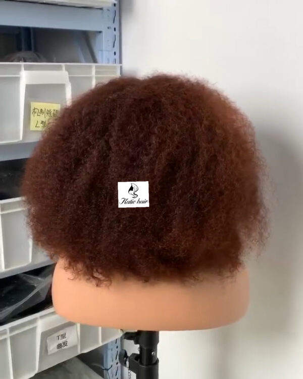 4*4 Glueless closure wig color #4 density 250% 14inch - Image 2