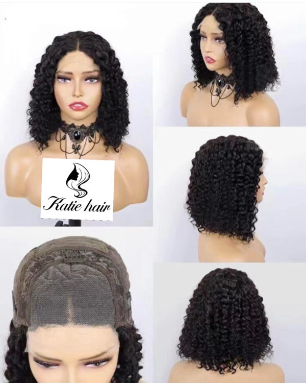 Water wave 4*4 closure wig 100% human hair - Image 2