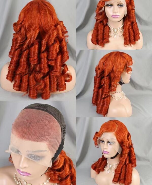 Promotion  300% Egg loose wave 18inch Lace frontal wig 100% human hair - Image 4