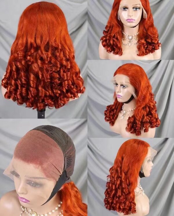 Promotion Loose wave density300% Lace frontal wig 100% human hair - Image 2