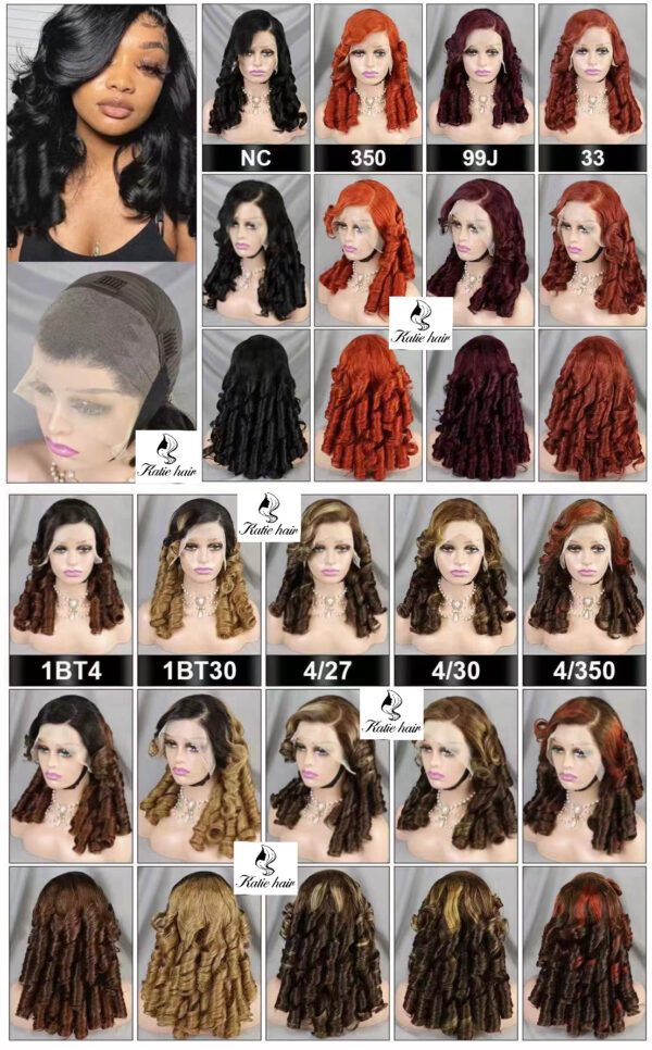 Promotion  300% Egg loose wave 18inch Lace frontal wig 100% human hair - Image 3