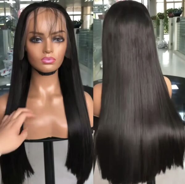 Super double drawn 14A high quality Lace frontal wig - Image 4