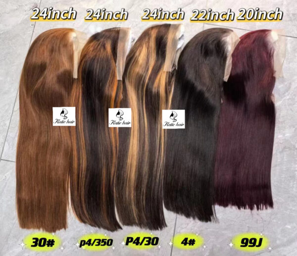 14A Super double drawn vietnam hair Lace frontal wig origial hair - Image 3