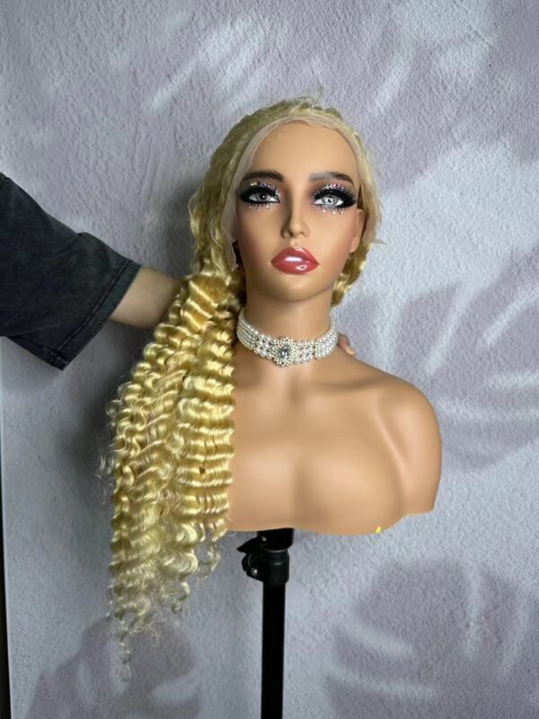 blonde 613 Lace 13*4 frontal wig origial hair 100% - Image 4