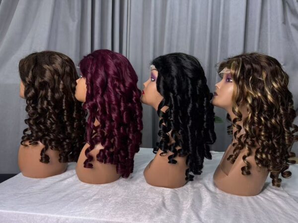 5*5 spring curly closure wig high quality - Image 2