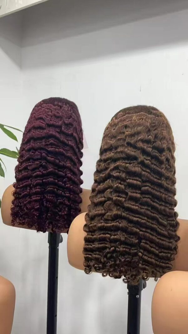 300% 13*4 burmese curly 18" wig - Image 2
