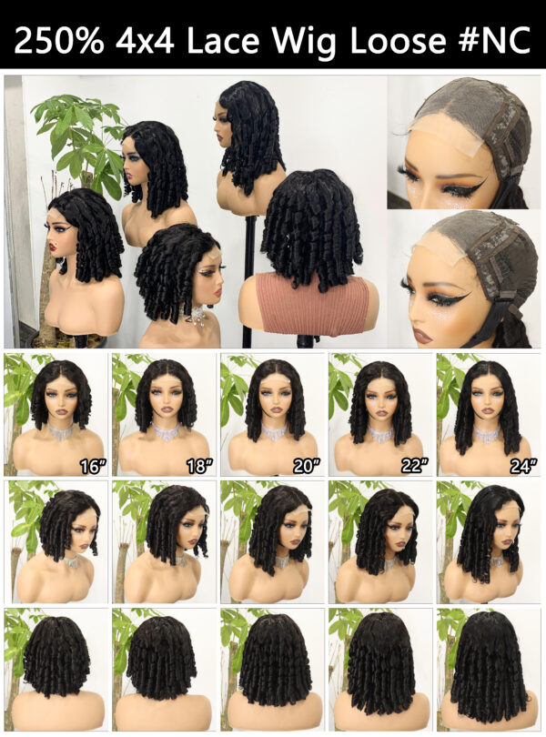 NC# 250% density Loose 4*4 Lace wig