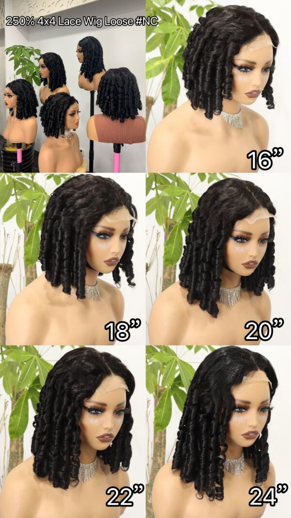 NC# 250% density Loose 4*4 Lace wig - Image 3