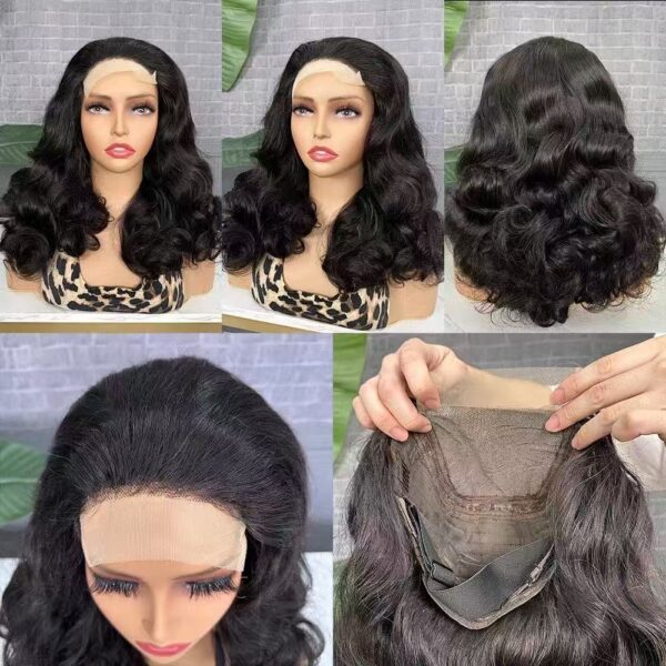 high density high quality Super double drawn 5*5 closure loose body wig - Image 3