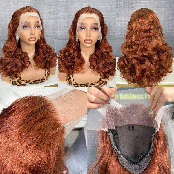 high density high quality Super double drawn 5*5 closure loose body wig - Image 5